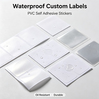 Etiqueta de Embalaje de Marca Blanca, Etiqueta de Vinilo Impermeable, Etiqueta Personalizada con Logotipo del Producto para Botellas, Rollo de Etiquetas Holográficas Personalizadas