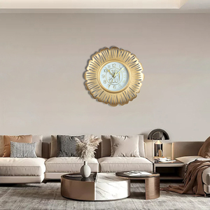 Cổ hộ gia đình trang trí đồng hồ mặt kỹ thuật số Khung ba chiều thiết kế rỗng Đồng hồ treo tường quét Đồng hồ thạch anh đúng giờ - Product Image 3