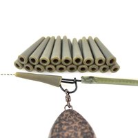 500 pièces carpe pêche Terminal attirail queue caoutchouc manches cône pêche plomb Clips carpe pêche accessoires AE060