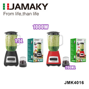 JAMAKY Blender 1.5L 1000W 2 In 1 With Grinder For Juicing And <b>Blending</b> - Product Image 1