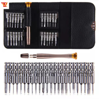 Set Obeng Presisi Multifungsi 25 Dalam 1, Set Peralatan Perbaikan Kombinasi Notebook Ponsel, Kit Perbaikan Oping