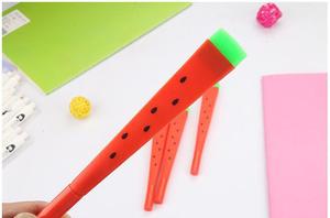Kawaii pastèque Gel stylo écriture école fournitures de <span class=keywords><strong>bureau</strong></span> étudiant papeterie doux belle drôle 0.5mm Gel stylo encre noire - Product Image 4