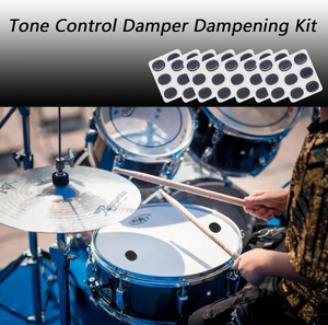 Gel pour tambour, amortisseurs transparents pour caisse claire, silencieux en silicone, pads de gel amortissants pour caisse claire, toms et cymbales - Product Image 2