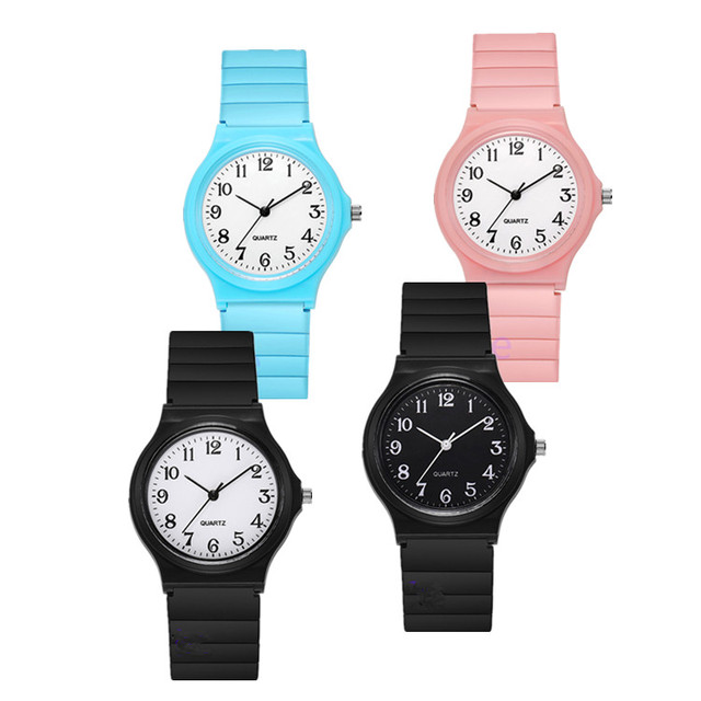 Candy Resin Quartz Watches for Girl Student Kid Gift Fashion Simple Design Custom LOGO
