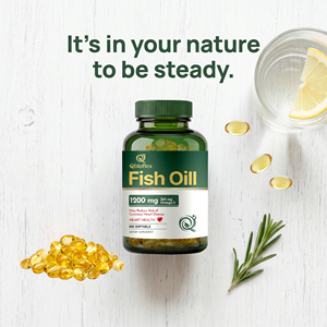 Qbioflex Triple <span class=keywords><strong>Huile</strong></span> de Poisson Oméga <span class=keywords><strong>3</strong></span> Haute Puissance en Gélules – Grand Flacon – Acides Gras EPA DHA Équilibrés – Nutriments Cognitifs Quotidiens - Product Image 2