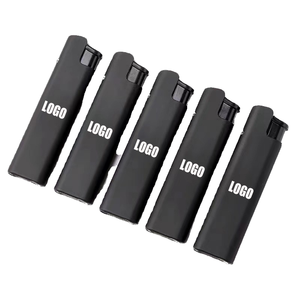 Briquet à gaz portable coupe-vent rechargeable en plastique avec logo personnalisé pour barbecue extérieur, cigares et fêtes - Product Image 4