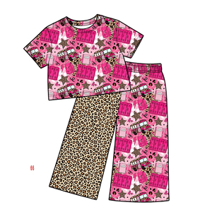 Completi Personalizzati per Ragazze, Set Corti, Vestiti, Pigiami a Due Pezzi con Zip - Product Image 2