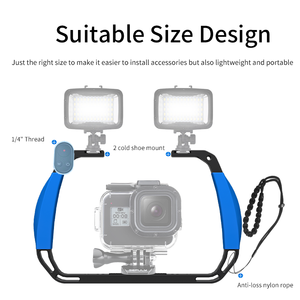 Caméra d'action de plate-forme de plongée sous-marine avec supports de chaussures froides pour caméra d'action <span class=keywords><strong>Gopro</strong></span> <span class=keywords><strong>Hero</strong></span> 13 12 11 10 <span class=keywords><strong>9</strong></span> 8 7 DJI Osmo Insta360 - Product Image 6