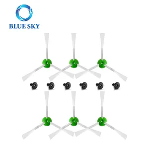 Substituição de robô roombas laterais verde, para irbotões, roombas i7 i7 +/i7 plus e5 e6 e7, acessórios para aspirador de pó robô