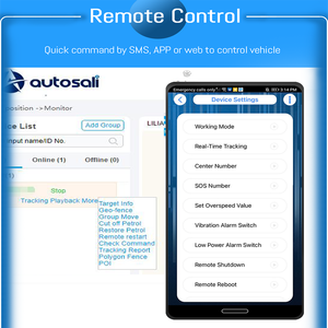 Autosali Xe GPS theo dõi nền tảng máy chủ phần mềm với đa thiết bị Hạm Đội giám sát - Product Image 3