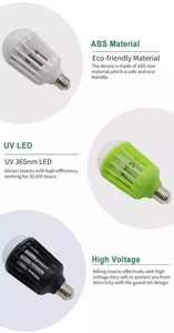 Bombilla LED de doble propósito E27 para matamosquitos con boca de tornillo, descarga eléctrica para iluminación del hogar, multiusos - Product Image 6