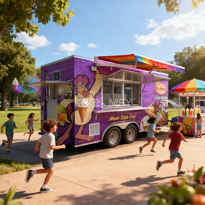 Camión de Comida Móvil Chino 2025, Remolque de Camión con Cocina Completa, Carritos de Comida, Remolques de Concesión - Product Image 4