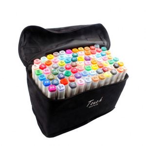 Juego de Rotuladores de Doble Punta de Plástico Ecológico para Colorear, 168 Colores, Punta de 6 mm, Permanentes, Venta al Por Mayor del Fabricante - Product Image 2