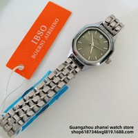 Jam Tangan Wanita IBSO Aibisino Langsung dari Pabrik, Mewah Ringan, Retro Kecil, Trendi, Fashion, Quartz, Baja Anti Karat, Tahan Air 30M