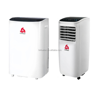 Climatiseur mobile portable 9k 12k Btu avec télécommande, écran LED et compresseur GMCC pour camping, tente, camping-car, appartement