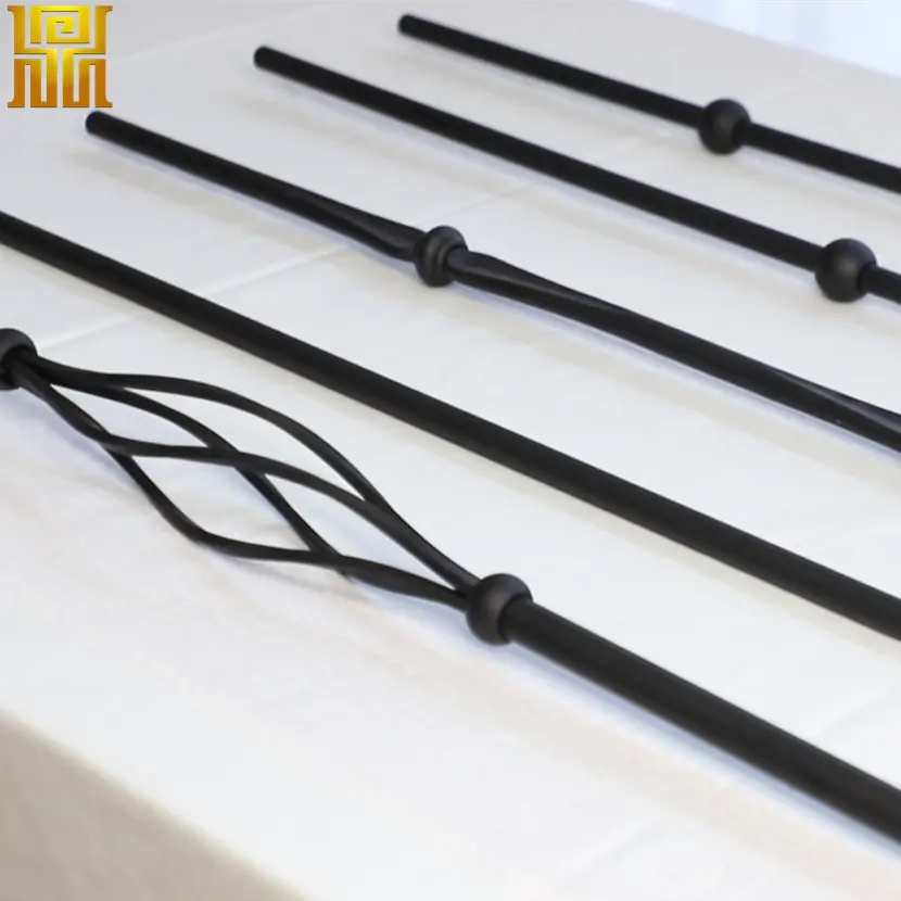 Wrought Iron Stair Railing Balusters Spindles Picket Stair Metal Industrial Stair Staircase Railing