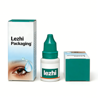 Boîte d'emballage personnalisée avec logo pour gouttes oculaires 10 ml pour des yeux sains et clairs, produit de soin des yeux, boîte en carton pour gouttes oculaires