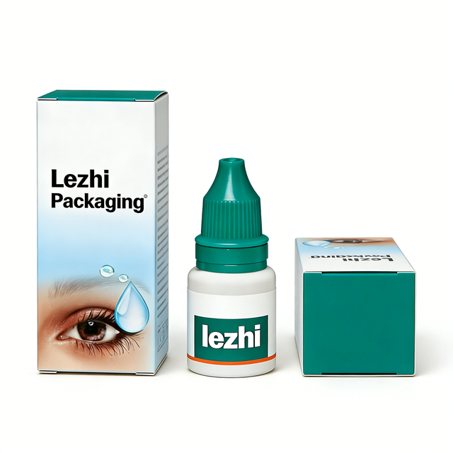 Custom Logo 10 ml Eye Drops for Healthy Clear Eyes Packaging Box Healthy Care Product Eye Drop Paper Cardboard Box
