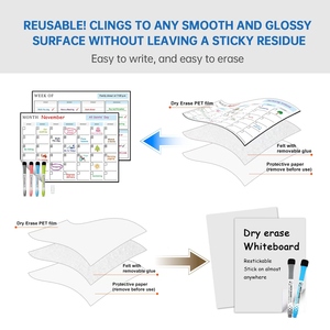 Uni-cảm thấy tùy chỉnh có thể tháo rời có thể tái sử dụng bền bảng trắng tương tác linh hoạt dễ dàng gắn bó hàng tuần/Hàng tháng xem ký túc xá Deco Bộ dụng cụ - Product Image 6