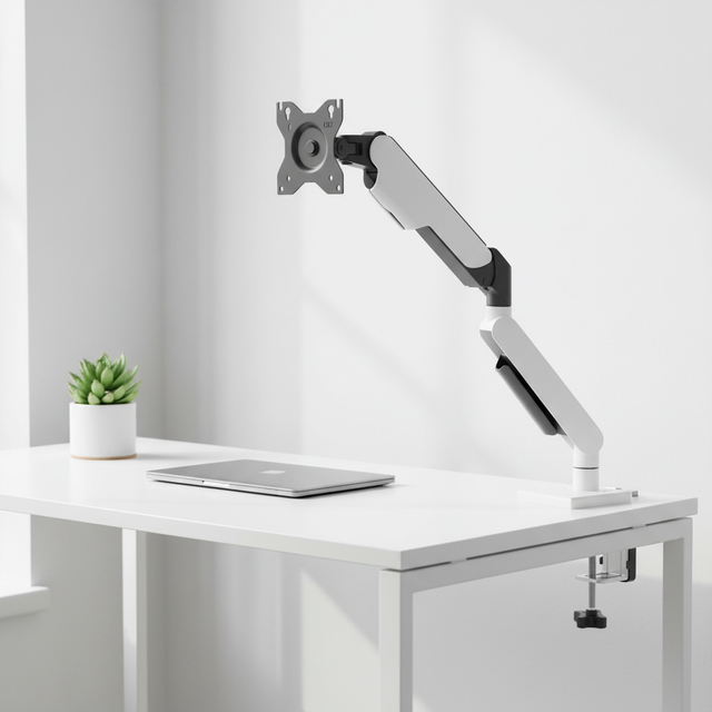 Load-Bearing 9kg Gaming Gas Spring Monitor Arm for 17"-32" Computer Screen VESA Mount Single Monitor Mount Stand Bracket