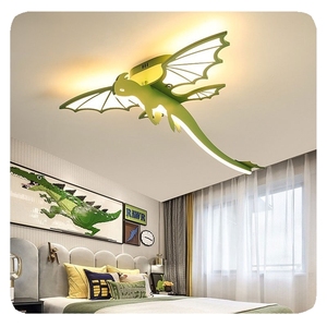 Dessin animé créatif chambre d'enfants <span class=keywords><strong>dinosaure</strong></span> lumière garçon chambre feu dragon forme spectre complet protection des yeux <span class=keywords><strong>plafonnier</strong></span> - Product Image 2