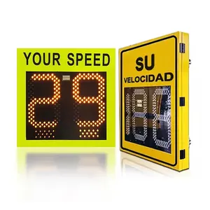 Factory Supply High Quality Radar Speed Limit Sign LED Digital Traffic Road Signs in the Philippines Japan Road Signs