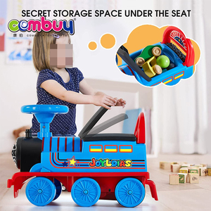 Parc d'attractions jeu musique légère piste coulissante électrique enfants monter sur <span class=keywords><strong>train</strong></span> jouet - Product Image 4