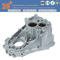 Boîtier de boîte de vitesses en alliage d'aluminium A380/ADC12 moulé sous pression BOSX, usiné CNC, composant automobile