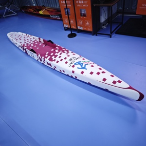 Tabla de Paddle <span class=keywords><strong>Surf</strong></span> de Carreras de 14' de Alta Velocidad, SUP de Fibra de Vidrio para Surfear, Unisex, Logotipo Personalizable, Material EPS - Product Image 2