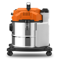 Aspirateur 2 en 1 RAF R.8737, 1380W, forte aspiration, roues universelles à 360°, réservoir d'eau propre de 4,2L, pour tapis, canapés et entretien des sols