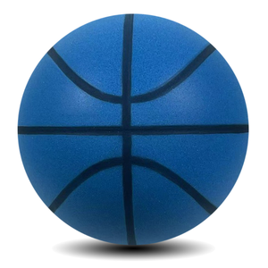 Bền Rắn PU Im Lặng Bóng Rổ Với Rãnh Tốt Im Lặng Không Có Tiếng Ồn <span class=keywords><strong>Bouncy</strong></span> Miếng Bọt Biển OEM Biểu Tượng Tùy Chỉnh/Kích Thước/Màu Sắc Đồ Chơi Quả Bóng - Product Image 2