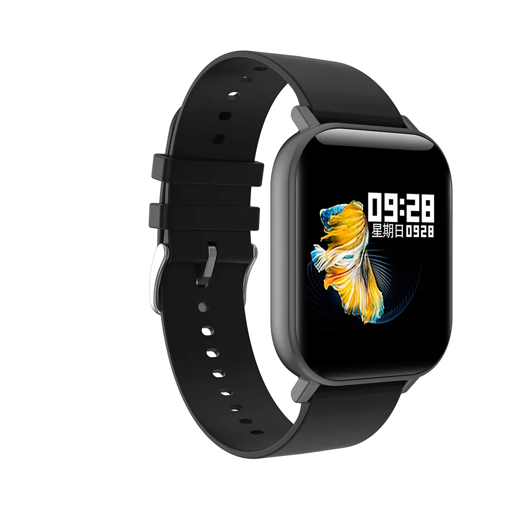 Fabrika doğrudan spor bilezik bilek bandı GTR-H Smartwatch gerçek zamanlı sıcaklık BT spor akıllı saat destek IOS Android