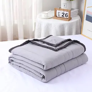 Bán Buôn Tinh Khiết Bông Mát Màu Rắn Không Khí-Điều hòa Quilt Có Thể được Rửa Sạch Sinh Viên Trẻ Em Mùa Hè Quilt