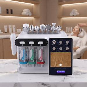 공장가 한국 스킨케어 미세 박피 기계 AI 피부 분석기 산소젯 고주파 EU 휴대용 페이셜 스파 - Product Image 1