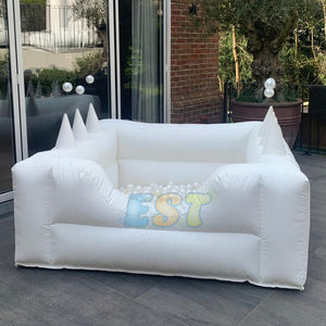 Nouveau design Piscine à balles gonflable blanche gonflable Soft Play Ocean Ball Pool avec souffleur d'<span class=keywords><strong>air</strong></span> - Product Image 3