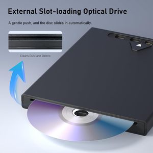 <span class=keywords><strong>Lecteur</strong></span> <span class=keywords><strong>Blu</strong></span>-<span class=keywords><strong>ray</strong></span> externe multifonctionnel 7-en-1 avec support de sac, graveur de disques 100G, compatible Windows, macOS, Linux - Product Image 6