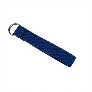 Llavero de cordón multicolor al por mayor con correa tejida y parches de tela coloridos, llavero de muñeca para niños - Product Image 2