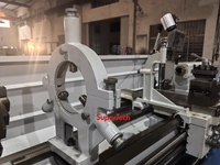 Tour à métaux manuel Supertech C6256 - 560 mm de portée, 2000 mm de précision élevée, machine robuste pour l'acier au carbone et l'acier inoxydable