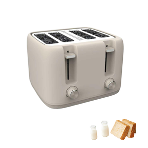 <span class=keywords><strong>Grille</strong></span>-<span class=keywords><strong>pain</strong></span> électrique 4 tranches avec contrôle de température à 6 niveaux, fentes extra larges pour bagels et tranches plus épaisses, usage domestique et hôtelier - Product Image 2