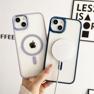 <span class=keywords><strong>Custodia</strong></span> per telefono trasparente in cristallo di ricarica Wireless magnetica di fabbrica Cover trasparente per telefono per PC per <span class=keywords><strong>custodia</strong></span> <span class=keywords><strong>Apple</strong></span> Iphone <span class=keywords><strong>11</strong></span> 12 13 15 14 - Product Image 5