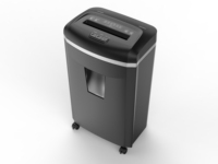 Trituradora de Documentos de Corte Cruzado para Hogar y Oficina, 15 Hojas, Funcionamiento Continuo de 120 Minutos, Tritura CD y Tarjetas, Alimentación Eléctrica, 24L