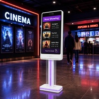 32 Inch Floor Standing LED Light LCD Interactive Touch Screen Kiosk Mall Directory Digital Signage Advertising Display Player