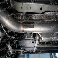 Abrazadera de escape de alto rendimiento de 2.0 pulgadas, junta a tope, de acero inoxidable 304, para acoplar convertidores catalíticos automotrices