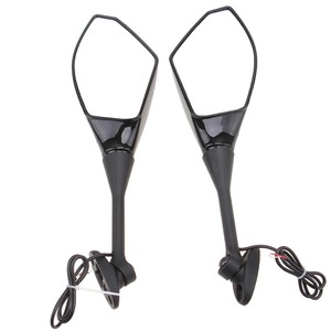 2 rétroviseurs LED avec clignotants intégrés pour motos – Systèmes essentiels pour la carrosserie de moto - Product Image 3