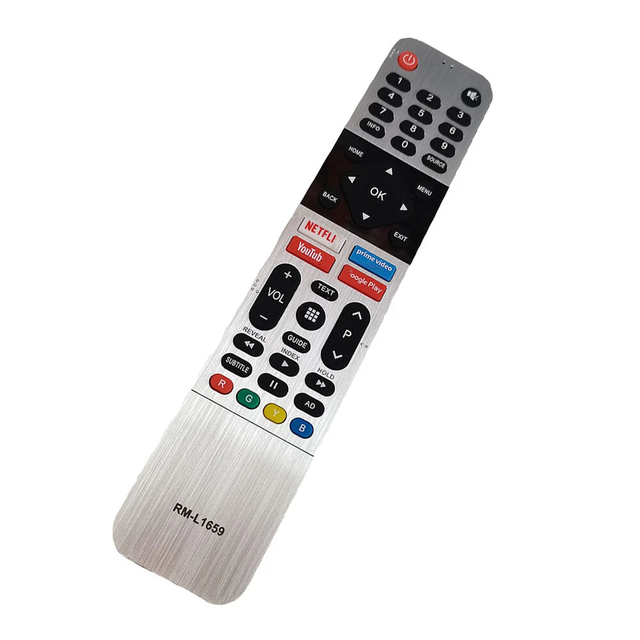 New RM-L1659 433MHz Learning Code Automatic Wireless TV Remote Control AAA Battery 10m Range 4 Buttons for Skyworth