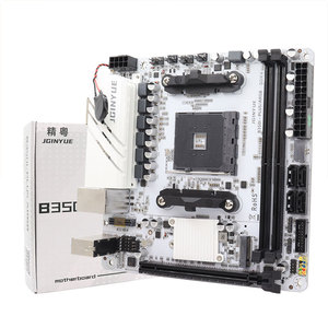 JGINYUE B350i PLUS ARGB AM4 اللوحة الأم AM4 <span class=keywords><strong>Mini</strong></span> <span class=keywords><strong>Itx</strong></span> تدعم R-من سلسلة CPU dddr4 RAM مع واي فاي - Product Image 4