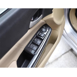 Interno auto in fibra di carbonio per honda accord 8th <span class=keywords><strong>2008</strong></span> 2009 2010 2011 2012 2013 pannello del cambio alzacristalli interruttore di copertura del cruscotto kit - Product Image 5