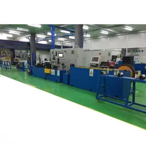 Submarine optic fiber composite cable armoring machine metal pipe TIG welding and forming machine corrugation device