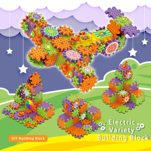 Large Classic <strong>Building</strong> <strong>Funny</strong> <strong>Bricks</strong> Gears Product Creative Electric Plastic Diy <strong>Building</strong> <strong>Blocks</strong> Set Toy for Baby Kid Educational - Product Image 3