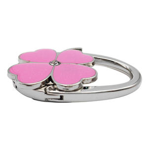 Alliage de zinc trèfle <span class=keywords><strong>à</strong></span> quatre feuilles suspendu <span class=keywords><strong>sac</strong></span> cintre Portable pliant bureau <span class=keywords><strong>sac</strong></span> <span class=keywords><strong>à</strong></span> <span class=keywords><strong>main</strong></span> fourre-tout <span class=keywords><strong>Table</strong></span> crochet goutte <span class=keywords><strong>sac</strong></span> spécial pièces accessoires - Product Image 4